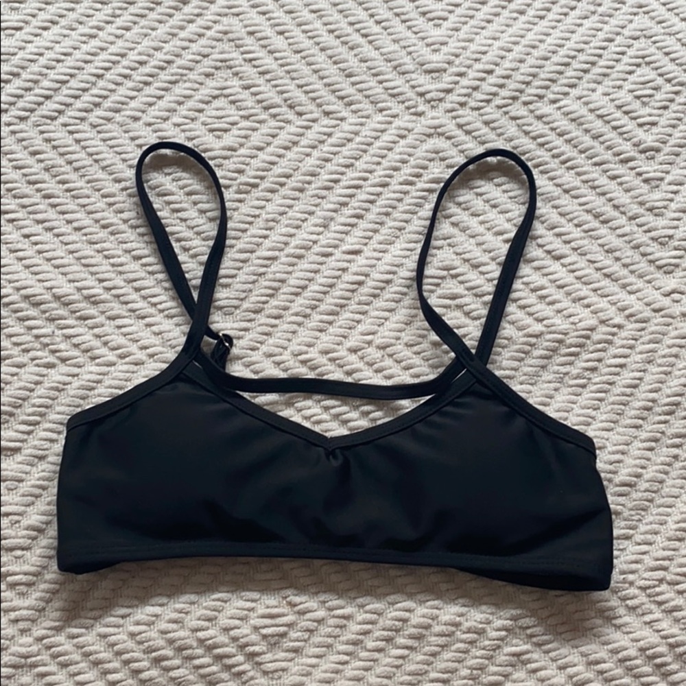 NWOT Black Bikini Top with Padding